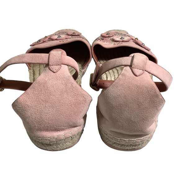 Coach 3D Floral Ankle Strap Astor Sandal in Peony G2054 - Picture 8 of 12